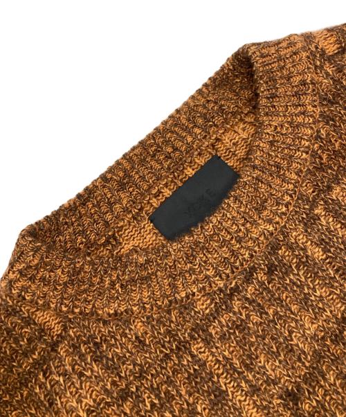 YOKE（ヨーク）YOKE (ヨーク) PLATING CREWNECK SWEATER ブラウン サイズ:2の古着・服飾アイテム
