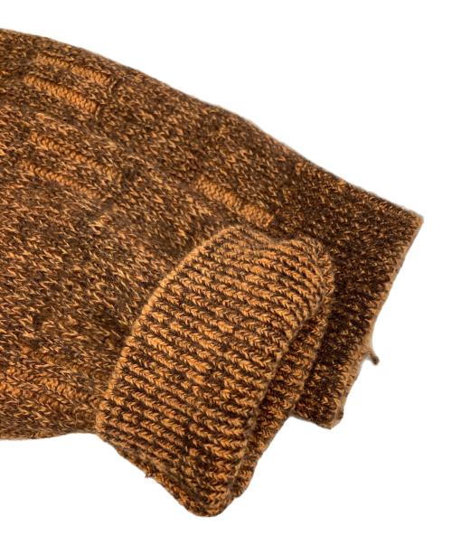 YOKE（ヨーク）YOKE (ヨーク) PLATING CREWNECK SWEATER ブラウン サイズ:2の古着・服飾アイテム