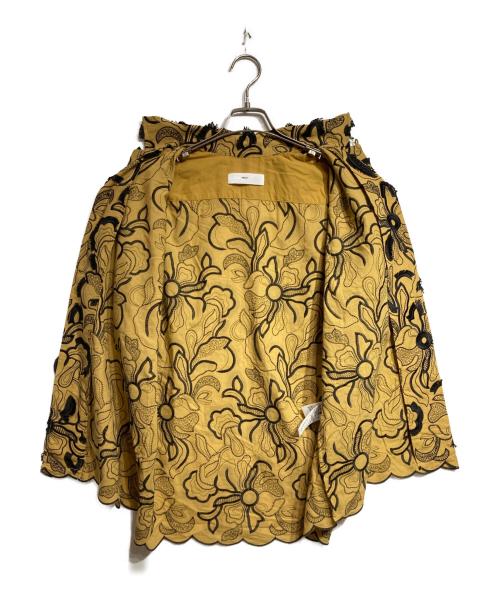 TOGA VIRILIS（トーガ ビリリース）TOGA VIRILIS (トーガ ビリリース) 半袖刺繍シャツ/Embroidery S/S shirt ブラウン サイズ:46の古着・服飾アイテム
