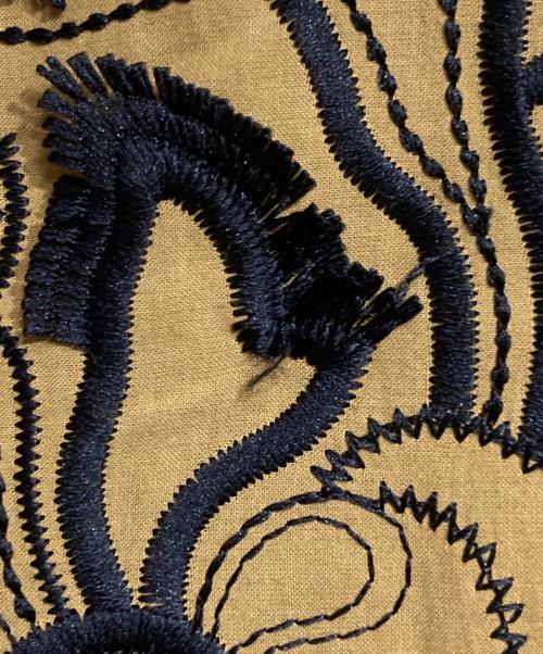 TOGA VIRILIS（トーガ ビリリース）TOGA VIRILIS (トーガ ビリリース) 半袖刺繍シャツ/Embroidery S/S shirt ブラウン サイズ:46の古着・服飾アイテム
