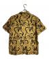 TOGA VIRILIS (トーガ ビリリース) 半袖刺繍シャツ/Embroidery S/S shirt ブラウン サイズ:46：12000円