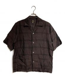 Needles（ニードルズ）の古着「カバナシャツ/Cabana Shirt - Plaid Jacquard -」｜ブラウン