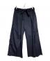 sillage（シアージ）の古着「hakama pants navy twill/ハカマパンツ ネイビー ツイル」｜ネイビー