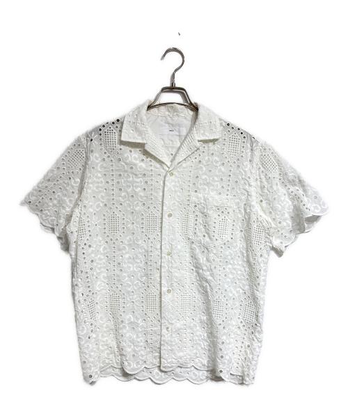 TOGA VIRILIS（トーガ ビリリース）TOGA VIRILIS (トーガ ビリリース) Lace S/S shirt ホワイト サイズ:46の古着・服飾アイテム