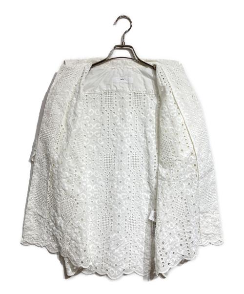 TOGA VIRILIS（トーガ ビリリース）TOGA VIRILIS (トーガ ビリリース) Lace S/S shirt ホワイト サイズ:46の古着・服飾アイテム