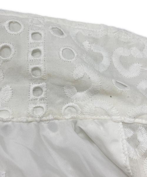 TOGA VIRILIS（トーガ ビリリース）TOGA VIRILIS (トーガ ビリリース) Lace S/S shirt ホワイト サイズ:46の古着・服飾アイテム