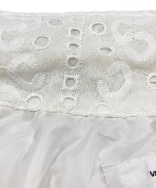 TOGA VIRILIS（トーガ ビリリース）TOGA VIRILIS (トーガ ビリリース) Lace S/S shirt ホワイト サイズ:46の古着・服飾アイテム