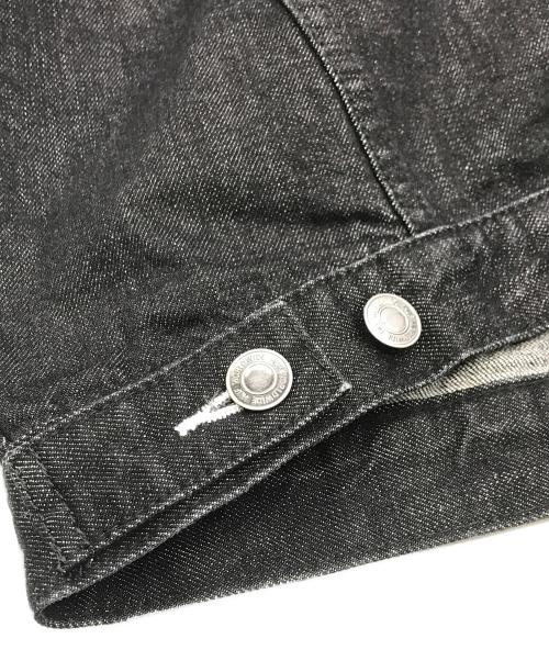 HUF（ハフ）HUF (ハフ) TOKEN DENIM JACKET ブラック サイズ:Mの古着・服飾アイテム