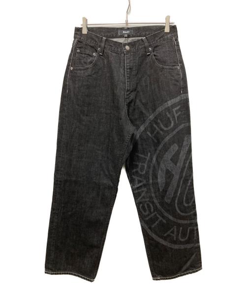 HUF（ハフ）HUF (ハフ) TOKEN DENIM PANTS ブラック サイズ:30の古着・服飾アイテム