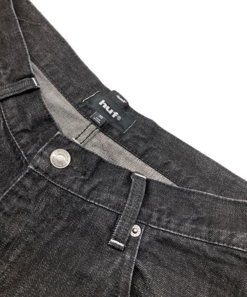 HUF（ハフ）HUF (ハフ) TOKEN DENIM PANTS ブラック サイズ:30の古着・服飾アイテム