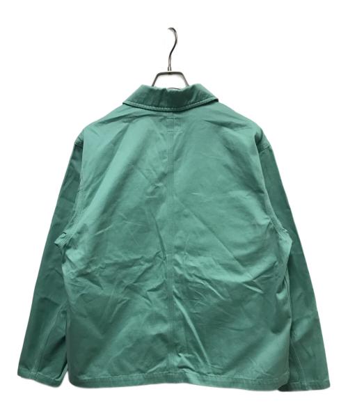 HUF（ハフ）HUF (ハフ) STRETCH LOGO CHORE SHACKET グリーン サイズ:Ｍの古着・服飾アイテム