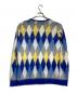 Needles (ニードルズ) LOFTMAN (ロフトマン) 別注Mohair Cardigan/モヘヤカーディガン ブルー×イエロー サイズ:M：16000円