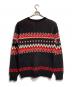 Needles (ニードルズ) Crew Neck Sweater - Tirolian/クルーネックセーター チロリアン レッド×ブラック サイズ:M：13000円