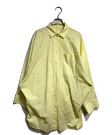 ENFOLD（エンフォルド）の古着「NAPE SHIRT/ネープシャツ」｜イエロー
