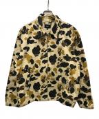 HUFハフ）の古着「MEGABLAST CAMO SHOP JACKET」｜ベージュ×ブラック