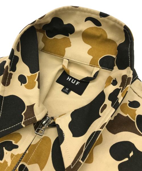 HUF（ハフ）HUF (ハフ) MEGABLAST CAMO SHOP JACKET ベージュ×ブラック サイズ:Ｍの古着・服飾アイテム