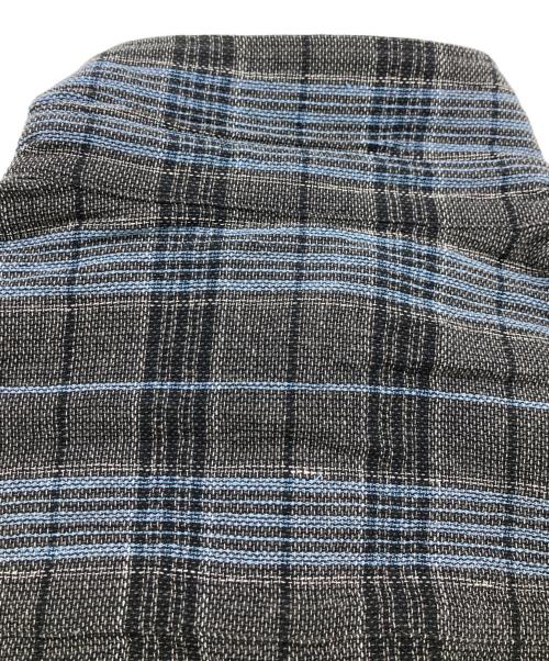 HUF（ハフ）HUF (ハフ) MEGABLAST PLAID LS SHIRT ブルー×グレー サイズ:Lの古着・服飾アイテム