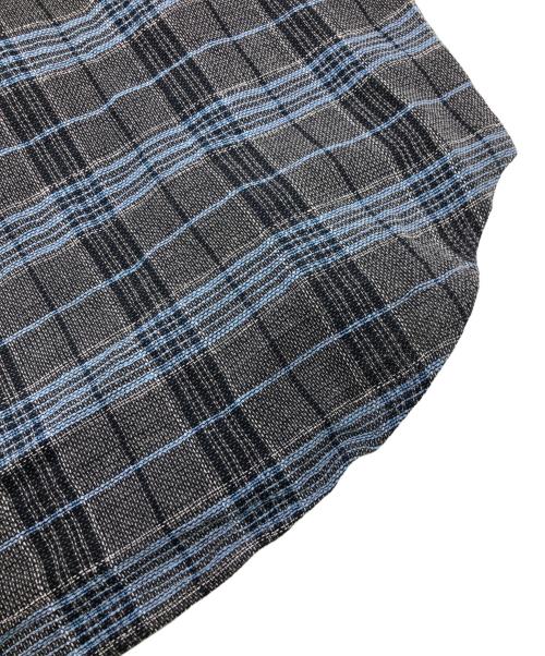 HUF（ハフ）HUF (ハフ) MEGABLAST PLAID LS SHIRT ブルー×グレー サイズ:Lの古着・服飾アイテム