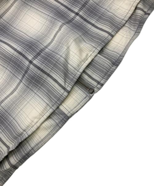 HUF（ハフ）HUF (ハフ) FILLMORE PLAID SHACKET グレー×アイボリー サイズ:Ｌの古着・服飾アイテム