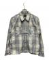 HUF（ハフ）の古着「FILLMORE PLAID SHACKET」｜グレー×アイボリー