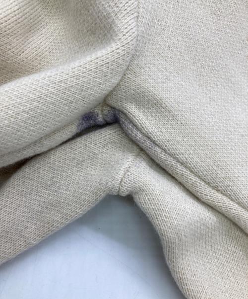 HUF（ハフ）HUF (ハフ) ドーナツプリントニット ベージュ×パープル サイズ:Mの古着・服飾アイテム