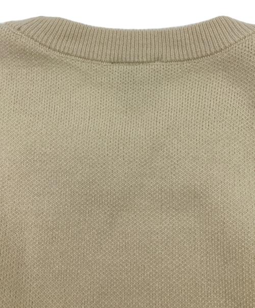 HUF（ハフ）HUF (ハフ) ドーナツプリントニット ベージュ×パープル サイズ:Mの古着・服飾アイテム