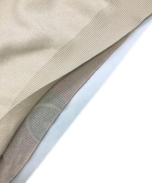 HUF（ハフ）HUF (ハフ) ドーナツプリントニット ベージュ×パープル サイズ:Mの古着・服飾アイテム