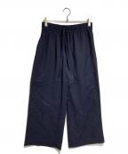 m's braqueエムズブラック）の古着「Washable Drawstring Pants/ウォッシャブル ドローストリング パンツ。」｜ネイビー