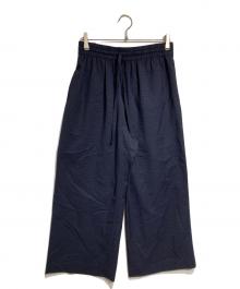m's braque（エムズブラック）の古着「Washable Drawstring Pants/ウォッシャブル ドローストリング パンツ。」｜ネイビー
