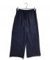 M'S BRAQUE（エムズブラック）の古着「Washable Drawstring Pants/ウォッシャブル ドローストリング パンツ。」｜ネイビー