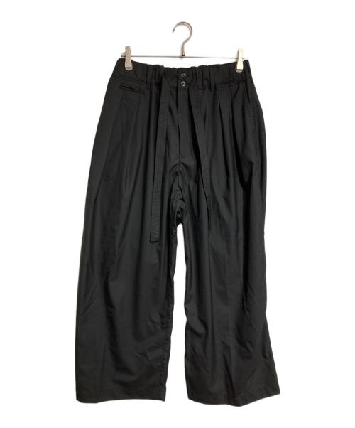 sillage（シアージ）sillage (シアージ) Baggy Trousers/バギー・トラウザーズ ブラック サイズ:FREEの古着・服飾アイテム
