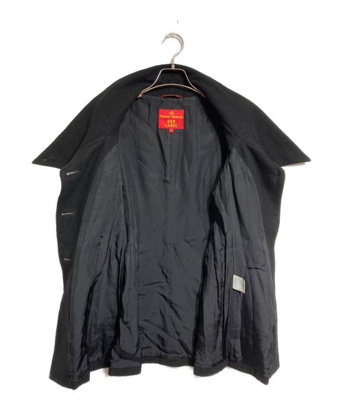 Vivienne Westwood RED LABEL（ヴィヴィアンウエストウッドレッドレーベル）Vivienne Westwood RED LABEL (ヴィヴィアンウエストウッドレッドレーベル) ビックカラー変形コート ブラック サイズ:2の古着・服飾アイテム