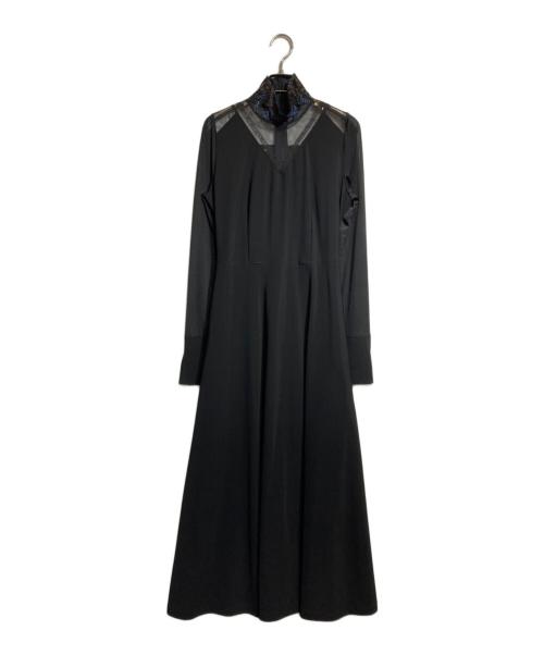 LOKITHO（ロキト）LOKITHO (ロキト) EMB. NECK DRESS() ブラック サイズ:2の古着・服飾アイテム