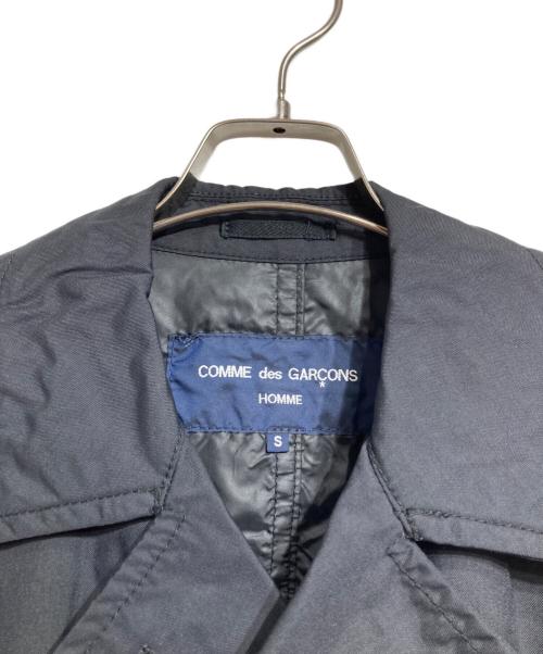 COMME des GARCONS HOMME（コムデギャルソン オム）COMME des GARCONS HOMME (コムデギャルソン オム) ナイロンダックダブルブレストコート/Nylon duck double-breasted coat ブラック サイズ:Sの古着・服飾アイテム