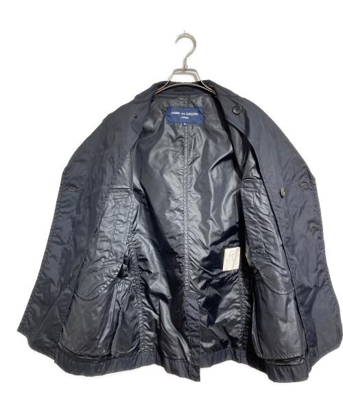 COMME des GARCONS HOMME（コムデギャルソン オム）COMME des GARCONS HOMME (コムデギャルソン オム) ナイロンダックダブルブレストコート/Nylon duck double-breasted coat ブラック サイズ:Sの古着・服飾アイテム