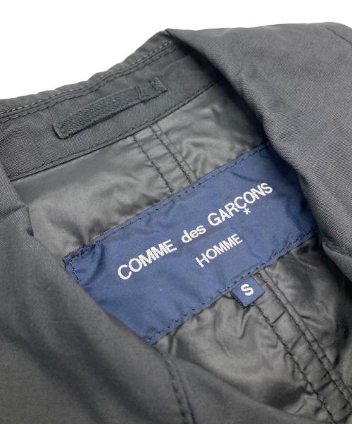 COMME des GARCONS HOMME（コムデギャルソン オム）COMME des GARCONS HOMME (コムデギャルソン オム) ナイロンダックダブルブレストコート/Nylon duck double-breasted coat ブラック サイズ:Sの古着・服飾アイテム