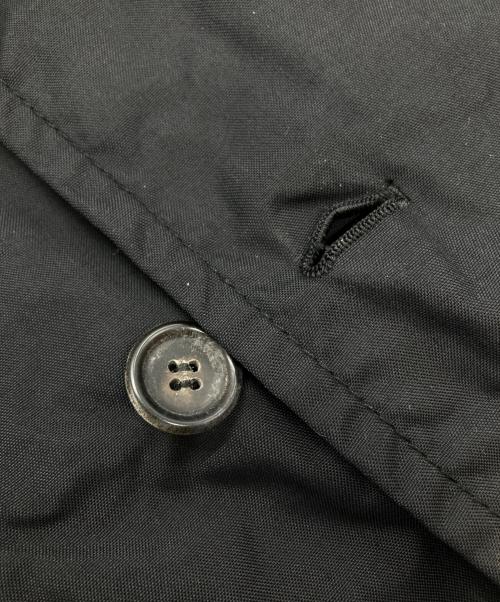 COMME des GARCONS HOMME（コムデギャルソン オム）COMME des GARCONS HOMME (コムデギャルソン オム) ナイロンダックダブルブレストコート/Nylon duck double-breasted coat ブラック サイズ:Sの古着・服飾アイテム