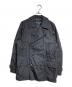 COMME des GARCONS HOMME（コムデギャルソン オム）の古着「ナイロンダックダブルブレストコート/Nylon duck double-breasted coat」｜ブラック