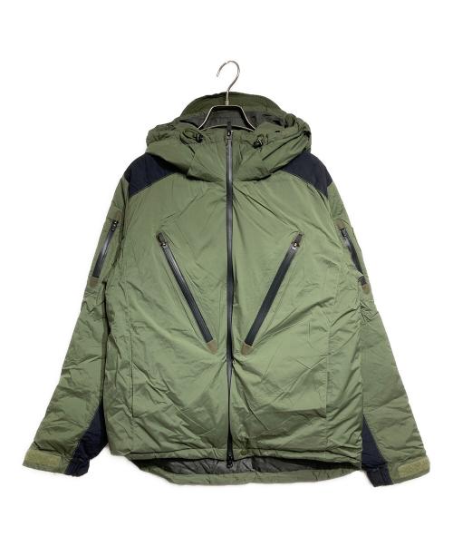 NANGA（ナンガ）NANGA (ナンガ) MANUAL ALPHABET (マニュアル アルファベット) PCU DOWN JACKET/PCUダウンジャケット グリーン サイズ:2の古着・服飾アイテム