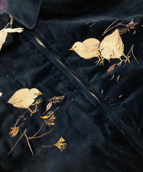 OLD JOE & Co.（オールドジョー）OLD JOE & Co. (オールドジョー) STUNNING VELVET SOUVENIR JACKET ネイビー(NOCTURNE) サイズ:40の古着・服飾アイテム
