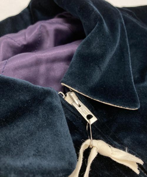 OLD JOE & Co.（オールドジョー）OLD JOE & Co. (オールドジョー) STUNNING VELVET SOUVENIR JACKET ネイビー(NOCTURNE) サイズ:40の古着・服飾アイテム