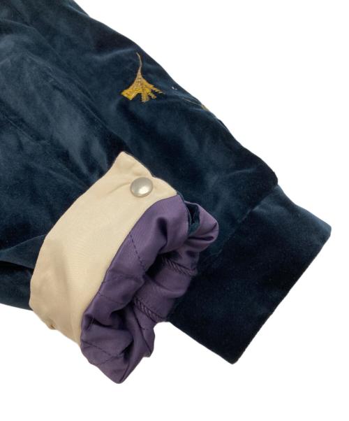 OLD JOE & Co.（オールドジョー）OLD JOE & Co. (オールドジョー) STUNNING VELVET SOUVENIR JACKET ネイビー(NOCTURNE) サイズ:40の古着・服飾アイテム