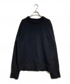 sacaiサカイ）の古着「Wool Knit Pullover/ ウールニットプルオーバー」｜ブラック
