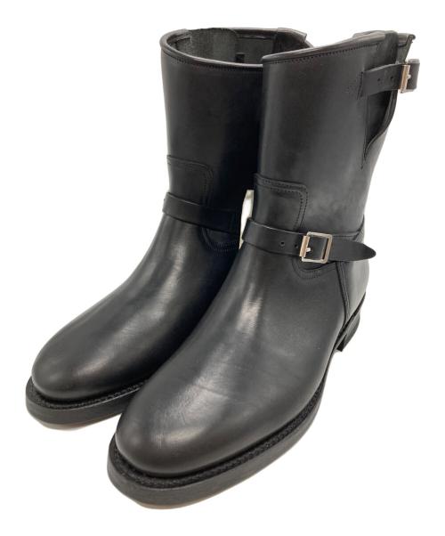 OLD JOE & Co.（オールドジョー）OLD JOE & Co. (オールドジョー) “The Engineer” ARTISAN LEATHER ENGINEER BOOTS/アルチザン レザー エンジニア ブーツ ブラック サイズ:9・1/2の古着・服飾アイテム