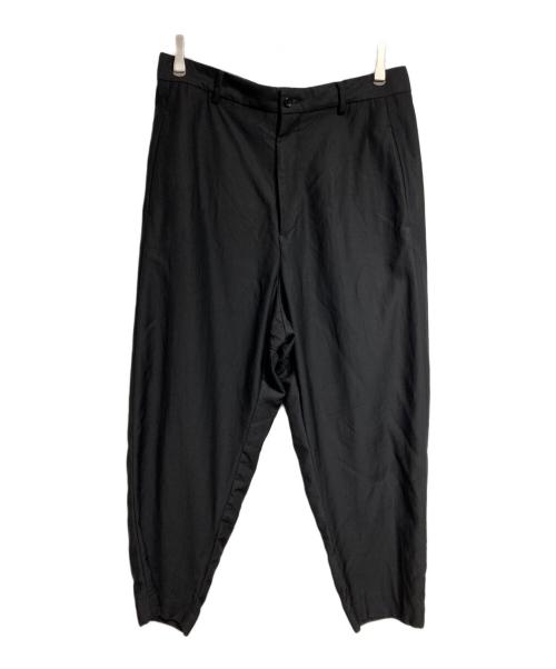 Graphpaper（グラフペーパー）Graphpaper (グラフペーパー) Wool Cupro Cropped Trouser/ウールキュプラ クロップドトラウザー ブラック サイズ:2の古着・服飾アイテム