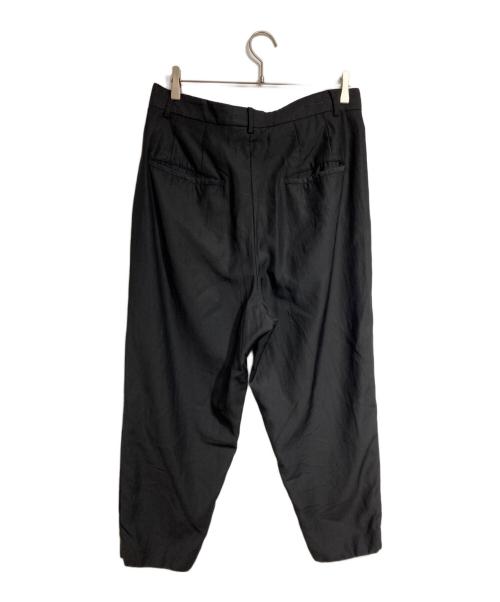 Graphpaper（グラフペーパー）Graphpaper (グラフペーパー) Wool Cupro Cropped Trouser/ウールキュプラ クロップドトラウザー ブラック サイズ:2の古着・服飾アイテム