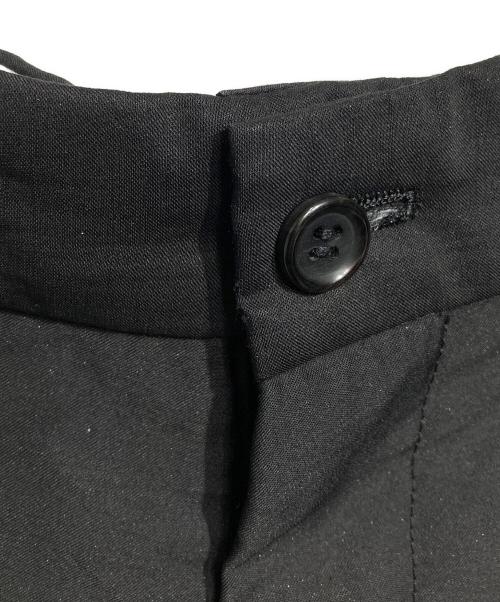 Graphpaper（グラフペーパー）Graphpaper (グラフペーパー) Wool Cupro Cropped Trouser/ウールキュプラ クロップドトラウザー ブラック サイズ:2の古着・服飾アイテム