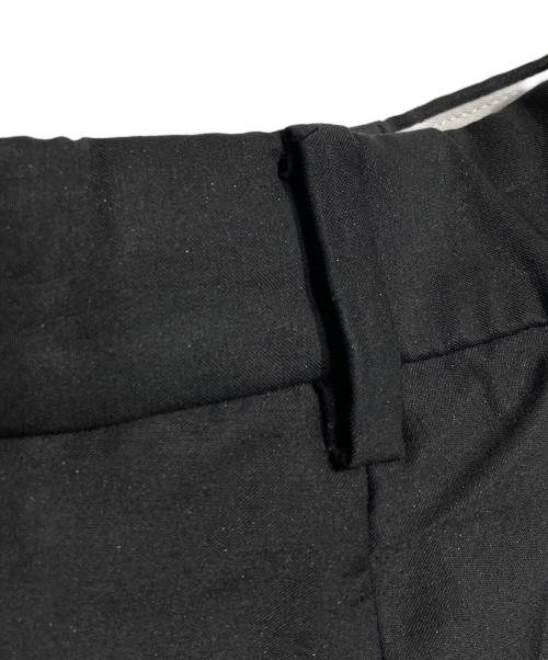 Graphpaper（グラフペーパー）Graphpaper (グラフペーパー) Wool Cupro Cropped Trouser/ウールキュプラ クロップドトラウザー ブラック サイズ:2の古着・服飾アイテム