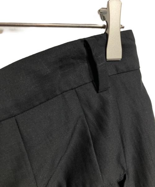Graphpaper（グラフペーパー）Graphpaper (グラフペーパー) Wool Cupro Cropped Trouser/ウールキュプラ クロップドトラウザー ブラック サイズ:2の古着・服飾アイテム