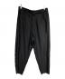 Graphpaper（グラフペーパー）の古着「Wool Cupro Cropped Trouser/ウールキュプラ クロップドトラウザー」｜ブラック
